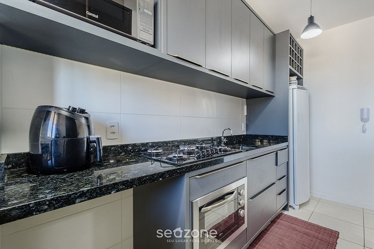 Apto c/ Churrasq. a 210 m da Praia CSI1906