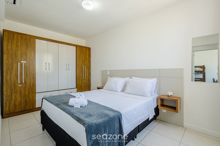 Apto c/ Churrasq. a 210 m da Praia CSI1906