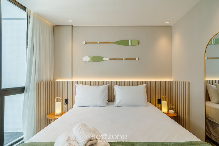 Estúdio Beira-Mar, Vista p/ Praia do Bessa GSE0110