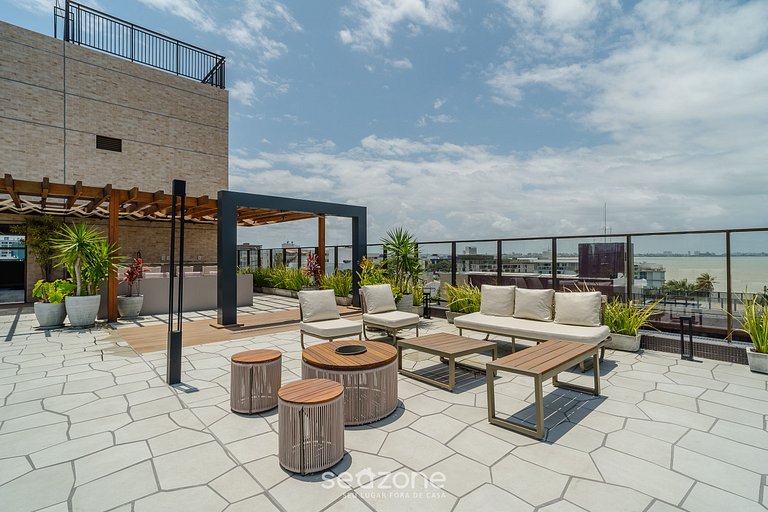 Estudio frente mar, vista playa de Bessa GSE0110