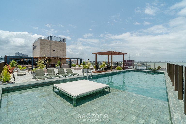 Estudio frente mar, vista playa de Bessa GSE0110