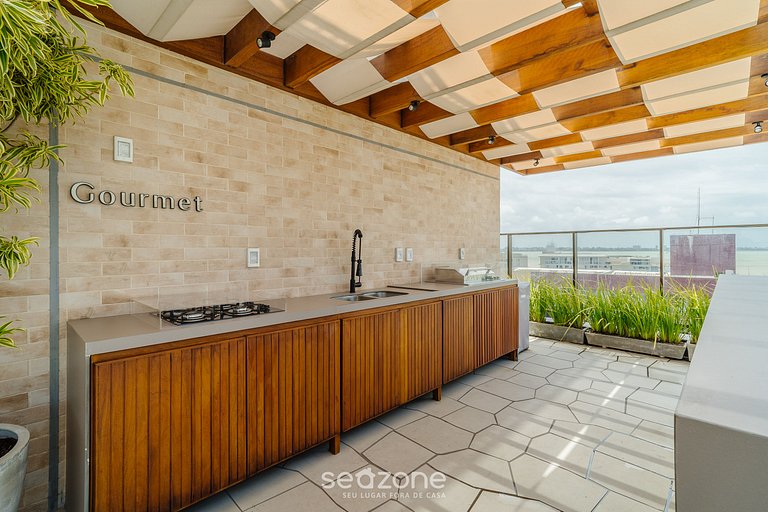 Estudio frente mar, vista playa de Bessa GSE0110