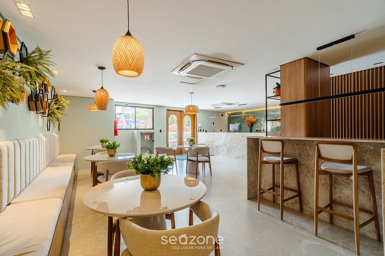 Estúdios em Condo. Beira-mar com Piscina na Praia do Bessa -