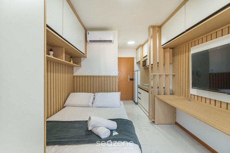 Apt c/varanda prox.do Centro de Convenções SMT0322