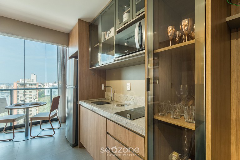 Moderno en cond. c/ piscina cerca del mar LIV1509