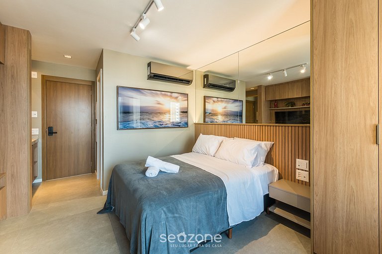 Studio em cond. c/ piscina próx. da praia LIV1509