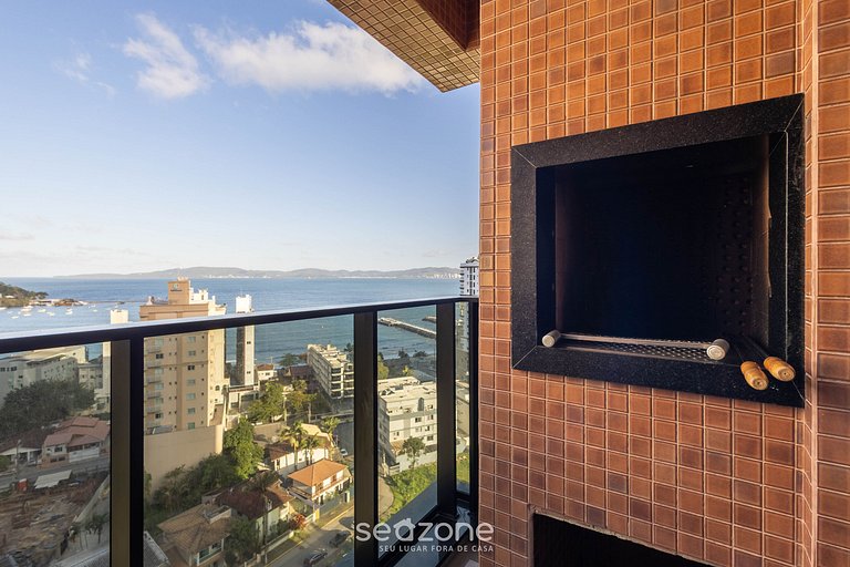 Apto vista mar cond. c/ piscina 280m playa MHF1402