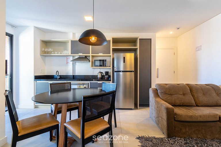 Apto vista mar cond. c/ piscina 280m praia MHF1402