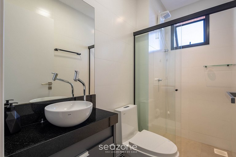 Apto vista mar cond. c/ piscina 280m playa MHF1402