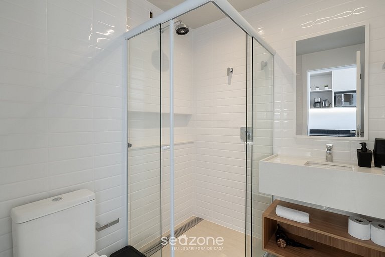 Studio em cond. c/ piscina a 260m da Praia SOT0201