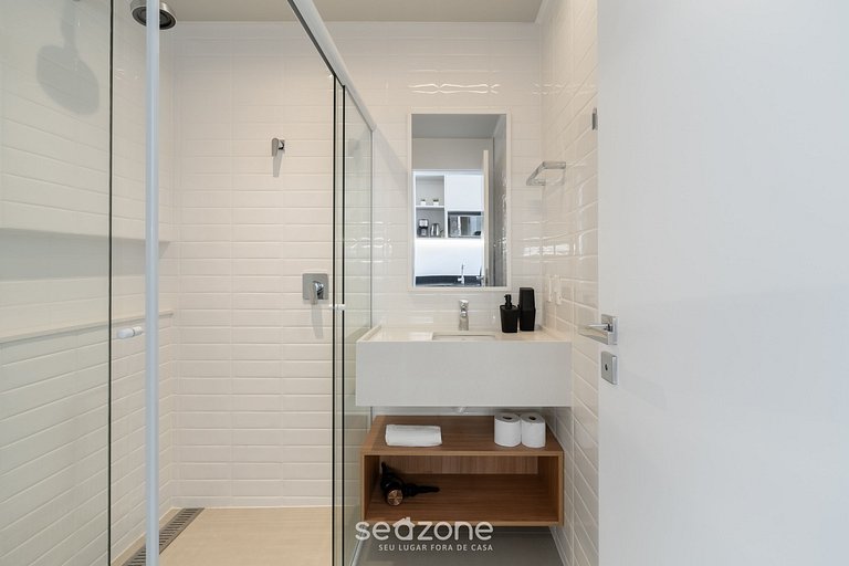 Studio em cond. c/ piscina a 260m da Praia SOT0201