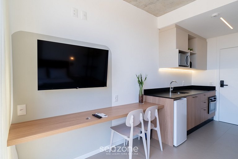 Estudio en cond. c/ piscina a 260m del mar SOT0201