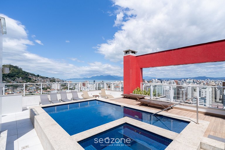 Moderno c/ piscina a 850m da Praia RRI0106