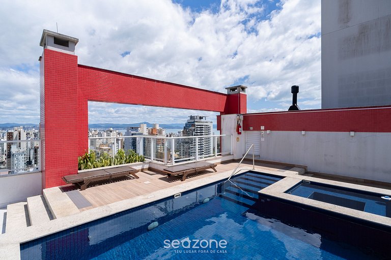 Studio em cond. c/ piscina a 850m da Praia RRI0106