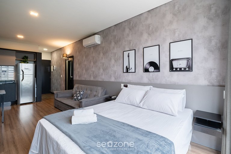 Estudio en cond. c/ piscina a 850m del mar STI0205