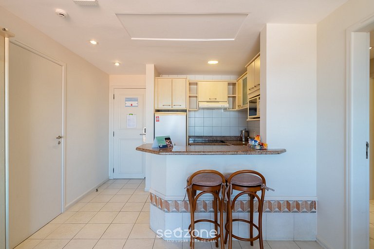 Suíte em Resort Pé Na Areia c/ Piscina JBV227