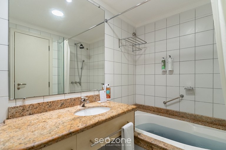 Suíte Confortável em Resort Pé Na Areia JBV227