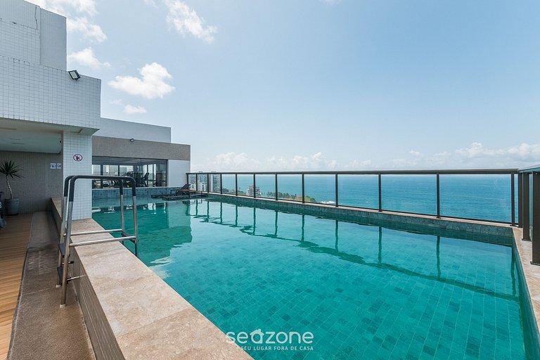 Moderno c/ piscina a 220m da Praia BPM0808