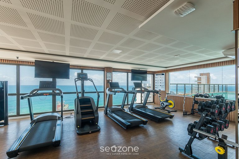 Studio en cond. c/ piscina a 220 m del mar BPM0808