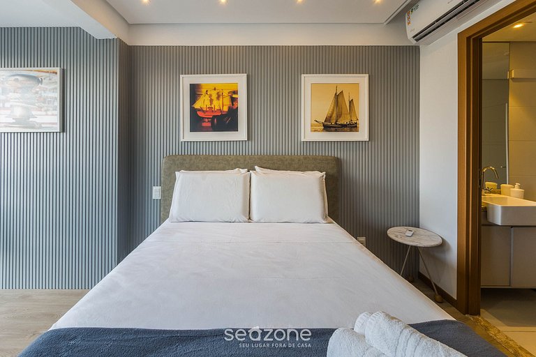 Studio em cond. c/ piscina a 220m da Praia BPM0808