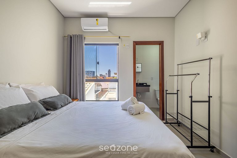 Apto c/ parrilla y balcón, 70m de la playa ALO0201