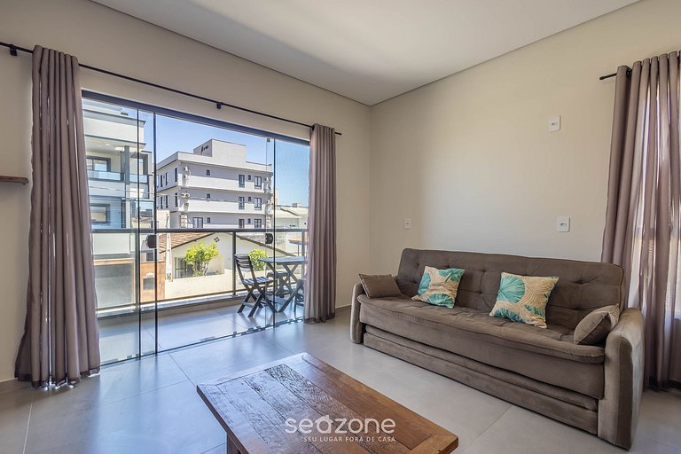 Apto c/ parrilla y balcón, 70m de la playa ALO0201