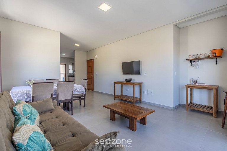 Apto c/ parrilla y balcón, 70m de la playa ALO0201