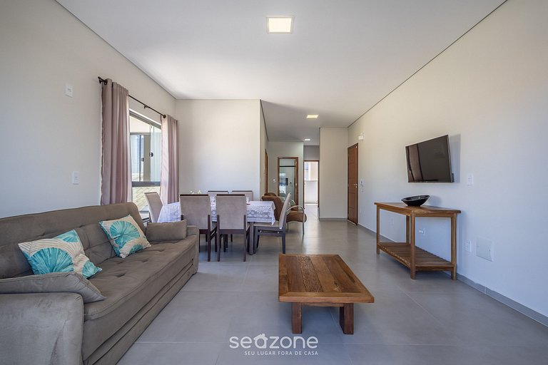 Apto c/ parrilla y balcón, 70m de la playa ALO0201