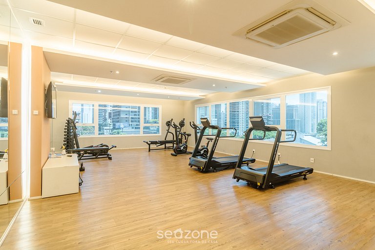 Flat em cond. c/ academia, Setor Marista - BLS0754