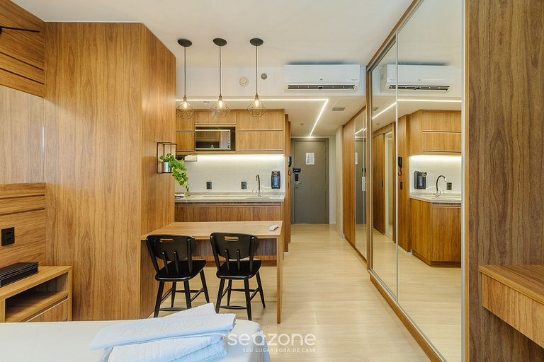 Flat em cond. c/ academia, Setor Marista - BLS0754