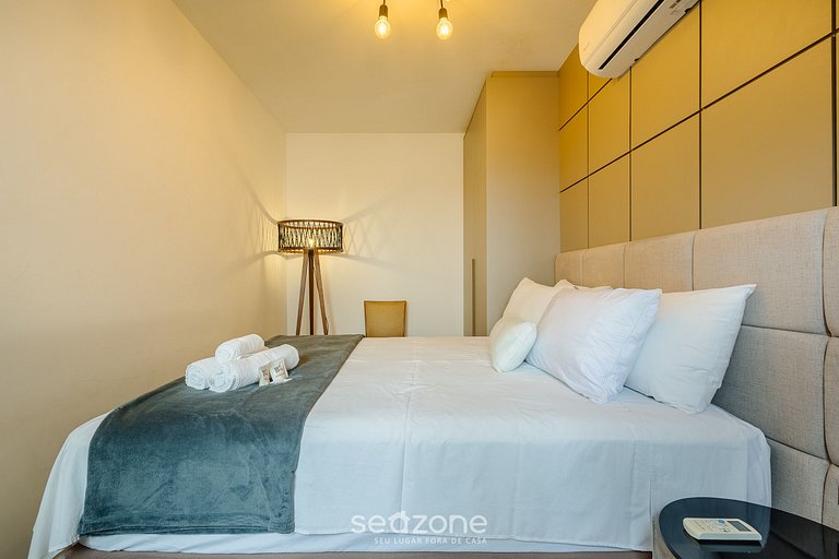 Apto c/ Parrilla en Cond. Frente al Mar VAC0203