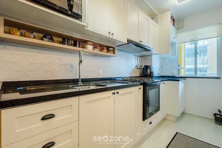 Apto c/ Churrasq. em Cond. Beira-mar VAC0203