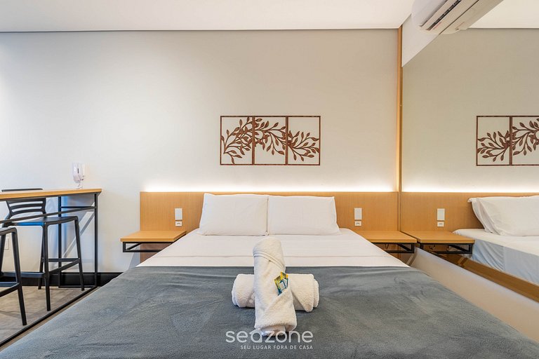 Estúdio completo prox da praia em BC BSO0203