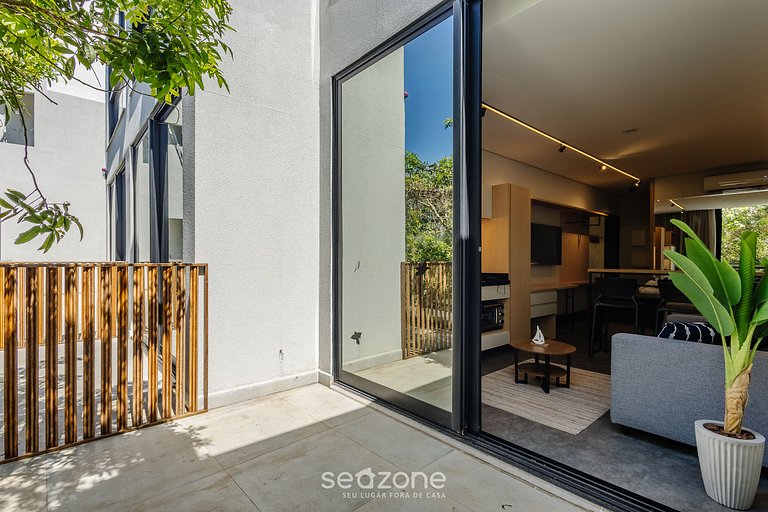 Estudio con balcón cerca de Praia Brava BSO0104