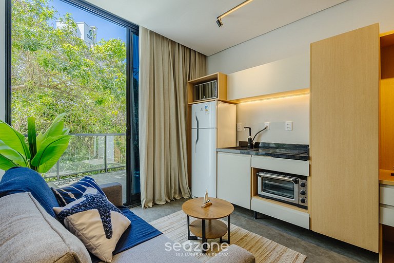 Studio c/ varanda a prox da Praia Brava BSO0104