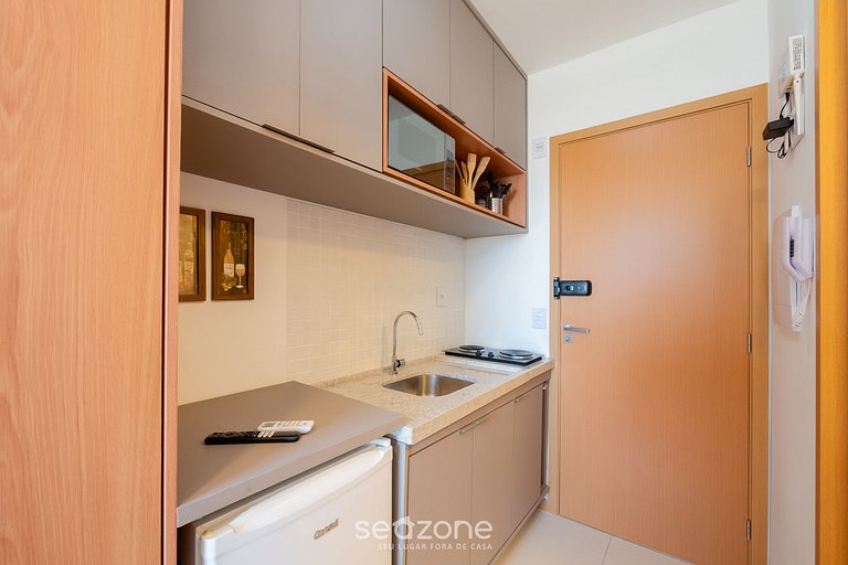 Studio a 160 m del mar en edif. c/ piscina SAA0321