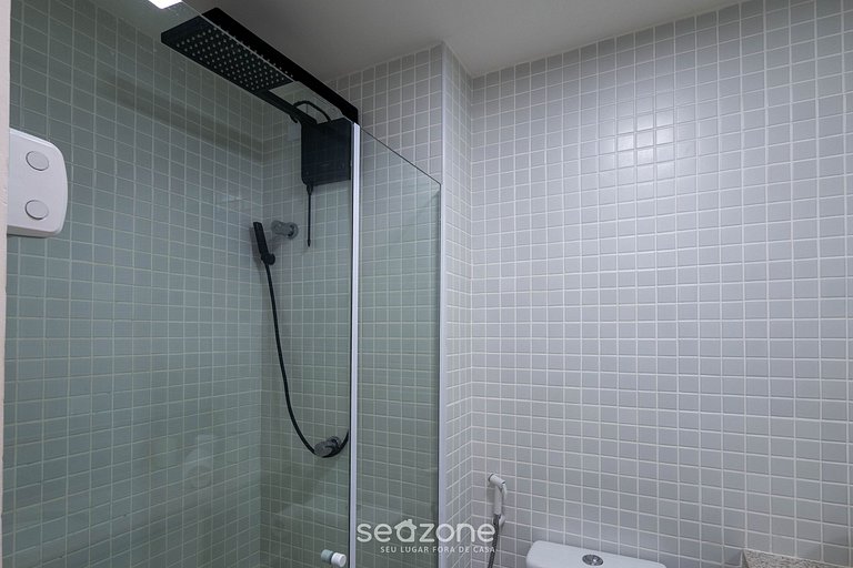Conforto em Cond. c/ Pisc. a 300 m Praia SOA1005