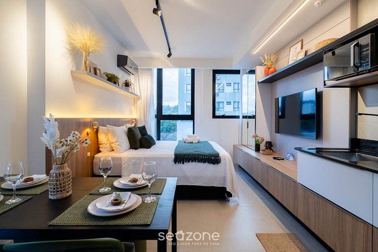 Estúdio Completo em Prédio c/ Academia VTD0126