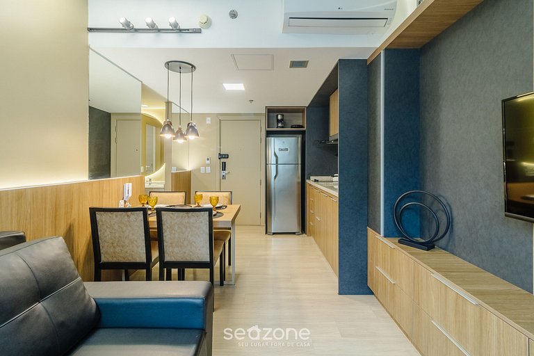 Apto 1QT em cond. c/ academia, St. Marista BLS1657