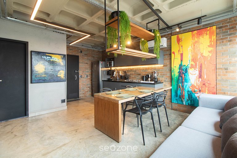 Loft en cond. con piscina y gimnasio DNAG2007