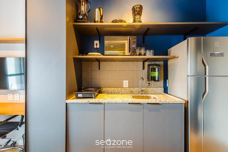 Studio Moderno c/ Varanda Próx. ao Metrô DNR1402