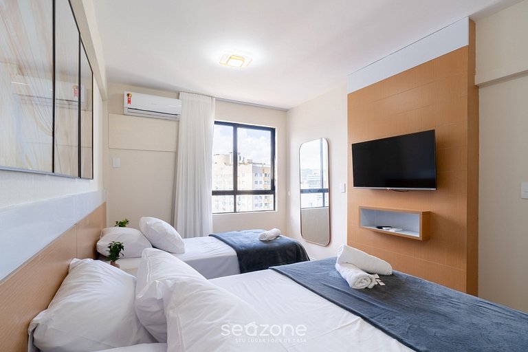 Apart moderno en cond. c/piscina - LIN1106