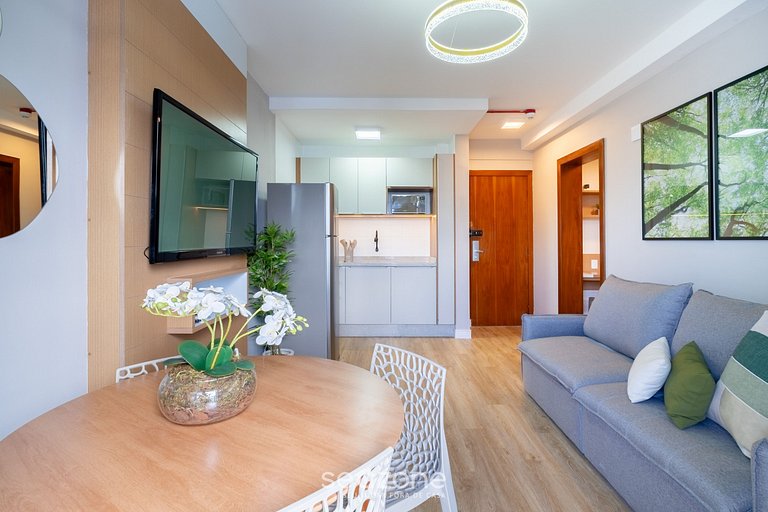 Apart moderno en cond. c/piscina - LIN1106