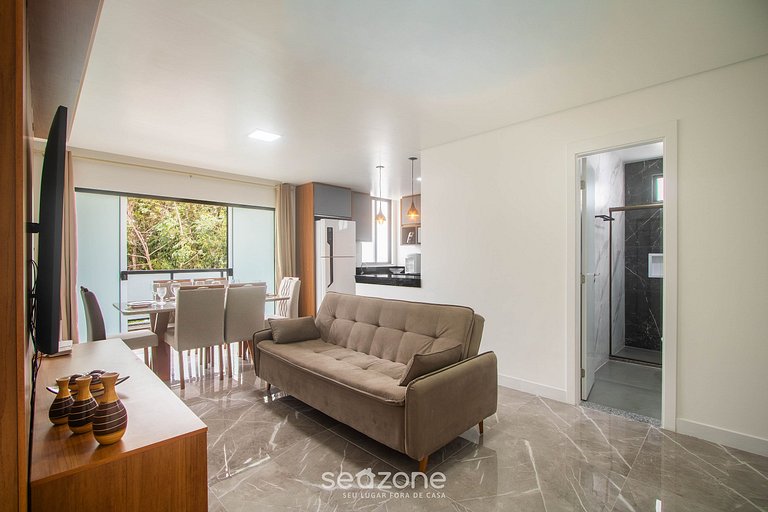 Apto a 350m del mar en condo. c/ parrilla PRY0101