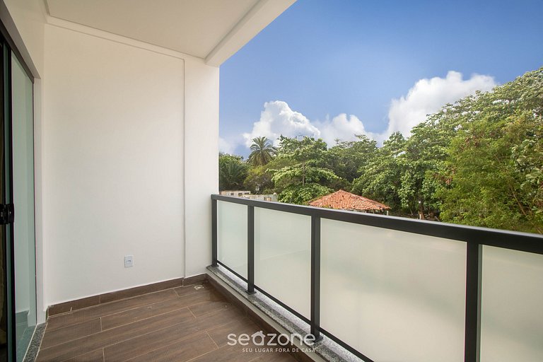 Apto a 350m del mar en condo. c/ parrilla PRY0101