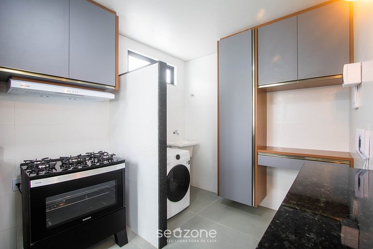 Apto a 350m del mar en condo. c/ parrilla PRY0101