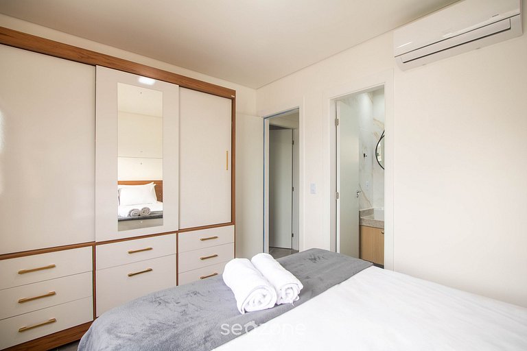 Apto a 350m del mar en condo. c/ parrilla PRY0101