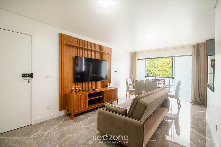 Apto a 350m del mar en condo. c/ parrilla PRY0101