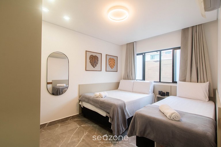 Apto em cond. c/ piscina a 350m da Praia PRY0004