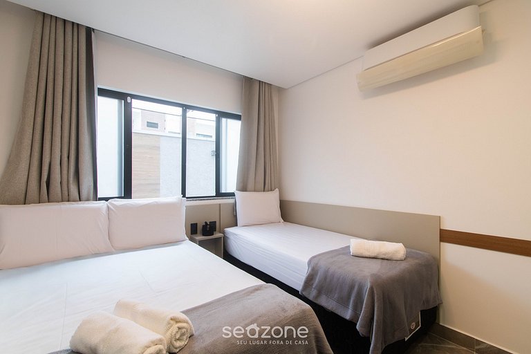 Apto em cond. c/ piscina a 350m da Praia PRY0004